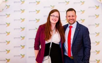 Kyra Müller a Arthur William Kastler, kteří program Autism at Work v ČR rozvíjejí a galavečerem provázeli